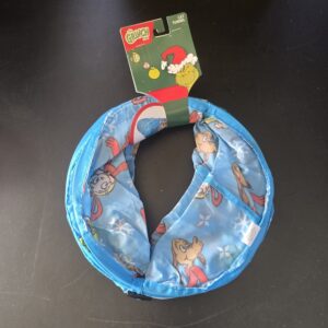 The Grinch Holiday Cat Tunnel Toy Blue Multicolor Print Christmas Pet Toy