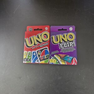 Mattel UNO & UNO Flip Card Game Set Multicolor Family Game Ages 7+