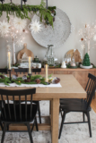Cozy Winter Woodland Christmas Dining Room