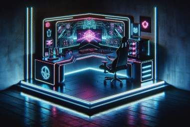 Designing a Futuristic Gaming Desk Setup